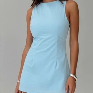 princess polly bailey mini dress Kingslie Low Back Backless Mini Dress | Baby Yellow | Womens